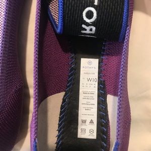 Rothy’s violet pointed toe, barely worn, size 10